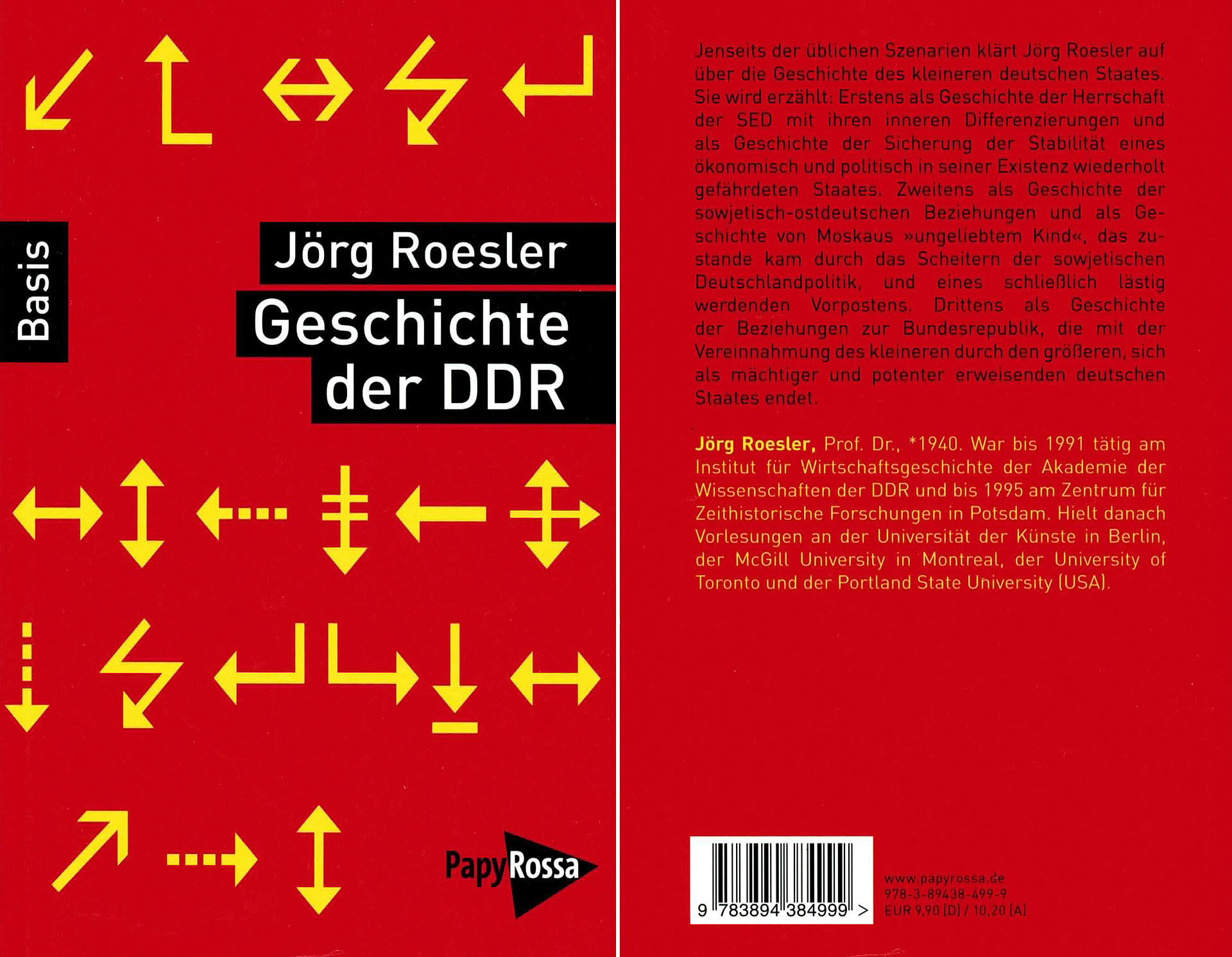 Geschichte der DDR - Roesler, Jörg